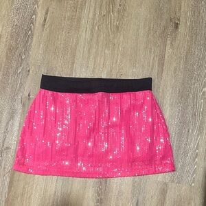 Glamorous Pink Sequin Mini Skirt